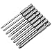 8pcs 3 Inch Magnetic Long Hex Cross Phillips Screw Head Screwdriver Bits Electric Screwdriver Set