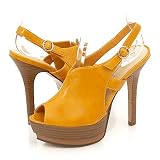 WD Collection Astrid04 Heels Yellow 10 Yellow