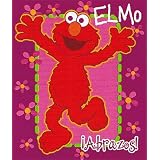 Sesame Street Twin Plush Elmo Blanket for Girls