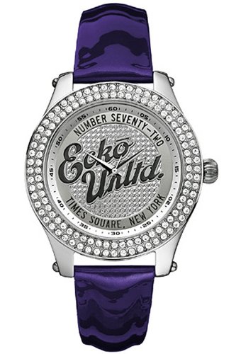 Marc Ecko Rollie Purple and Silver Ladies Watch - E10038M3