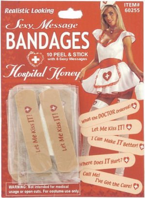 Hospital Honey Sexy Messages Bandages