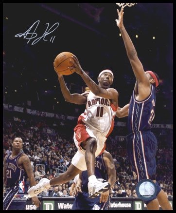 T.J. Ford Autographed/Hand Signed Toronto Raptors 8X10 Photo