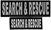 Dogline Search & Rescue Removable Velcro Patches, Large/X-Large