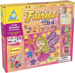 Childrens Toyshop  Toys : The Orb Factory Sticky Mosaics Fairies