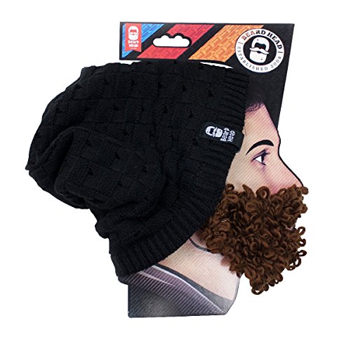 Beard Head - The Original Curly Atticus Knit Beard Beanie