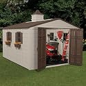 Suncast A01B37C03 Storage Building, 10-ft x 12-ft