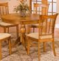 Bayberry Round Table With Chairs In Oak