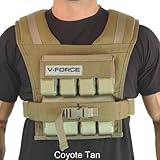 40 lb. V-FORCE (Coyote Tan, 3-1/4" narrow shoulders)