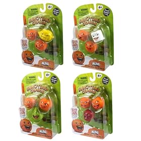  Annoying Orange Mini Figure Kitchen Crew Collectibles 3-Pack Set Of 4