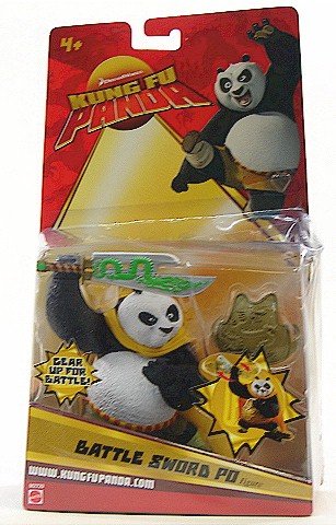 Kung Fu Panda Movie Action Figure Battle Sword Po