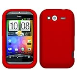 Cbus Wireless Red Silicone Case / Skin / Cover for T-Mobile HTC Wildfire S