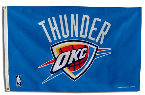 Oklahoma City Thunder 3 X 5 Banner Flag