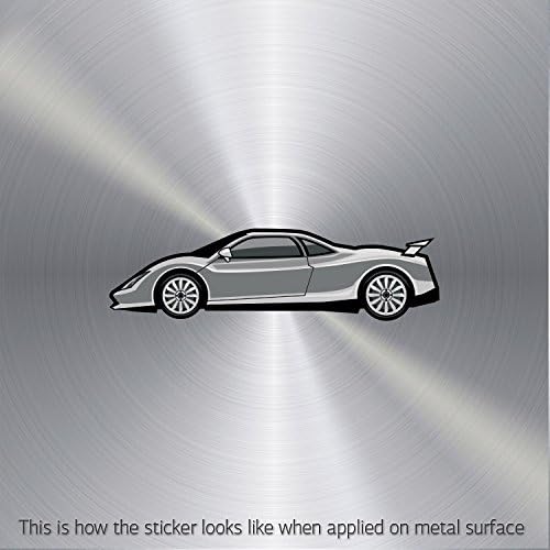 Hobby Stickers Italian Super Car Pagani Zonda Permanent Teen room Specialit (4 X 1.12 In)