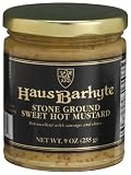 Review Haus Barhyte Mustards  / Haus Barhyte Mustards Sweet N Hot Stone Mustard, 9-Ounce Jars (Pack of 12)
