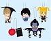 Check out DEATH NOTE Yagami L Misa Ryuk mini Plush Key chain set Banpresto
