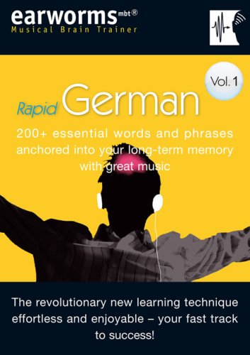 City Travel Guides Discounted  Books : RAPID GERMAN: 200+ essential words and phrases anchored into your long-term memory with great music. Vol. 1.  EARWORMS  mbt ( Musical Brain Trainer)