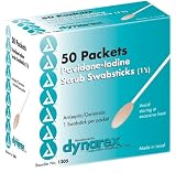 `Povidone Iodine Scrub SwabSticks 1/pk 50 pk/ Bx `Povidone Iodine Scrub SwabSticks 1/pk 50 pk/ Bx