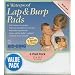 Waterproof Lap and Burp Pads 12 x 13.5 - 6 Pack