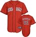 Clay Buchholz Jersey: Adult 2009 Majestic Alternate Red Replica #61 Boston Red Sox Jersey