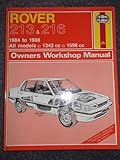 Rover 213 & 216 owners workshop manual