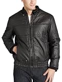 Sean John - Sean John Men's Waxed Nylon Moto Jacket