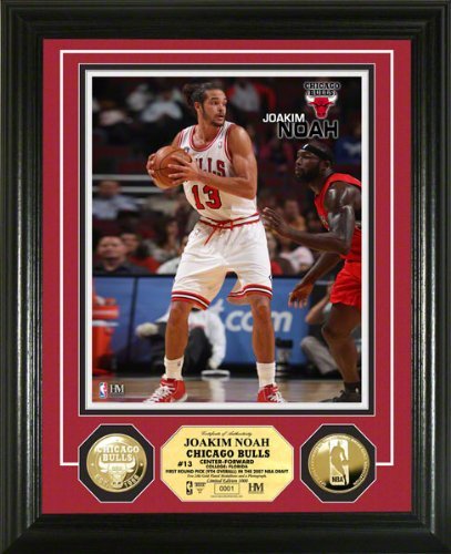 Highland Mint Chicago Bulls Joakim Noah 24KT Gold Coin Photo Mint