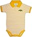 Creative Knitwear North Dakota State University Bisons Newborn Striped Polo Bodysuit