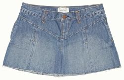 Abercrombie & Fitch Women's Denim Blue Mini Skirt
