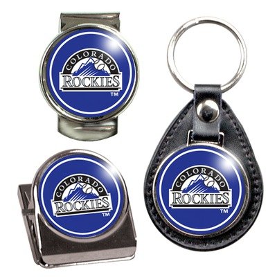 MLB Colorado Rockies Key Chain, Money Clip and Magnet Clip