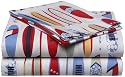 Tommy Hilfiger Surfs Up Print Sheet Set 200-Thread-Count Twin Sheet Set