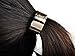 Imixlot Elastic Hair Band Mirror Metal Circle Hair Cuff Band Ponytail Holder Clip Hairband