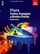 Piano Scales, Arpeggios & Broken Chords, Grade 2 (ABRSM Scales & Arpeggios)