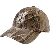 MLB '47 Brand Cleveland Indians Real Tree Camo Franchise Fitted Hat (Small)