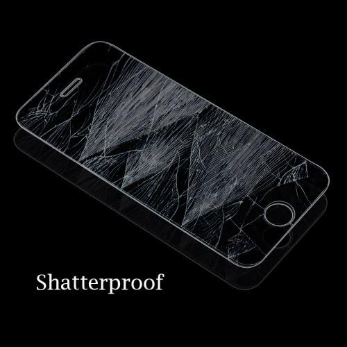 Apple Iphone 5/5s/5c Tempered Glass Screen Protector ( Clear Color with Magic Aid Tool): Featuring Anti-scratch, Anti-fingerprint, Bubble Free