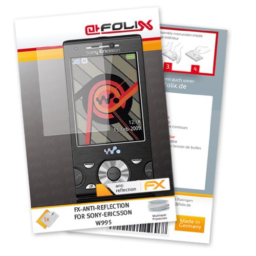 FoliX FX-Antireflex Displayschutzfolie f&uuml;r Sony Ericsson W995 Preisvergleich