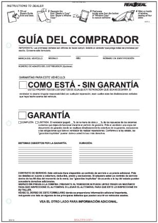 Spanish RealSeal Buyers Guide 2 Part (500/pack)