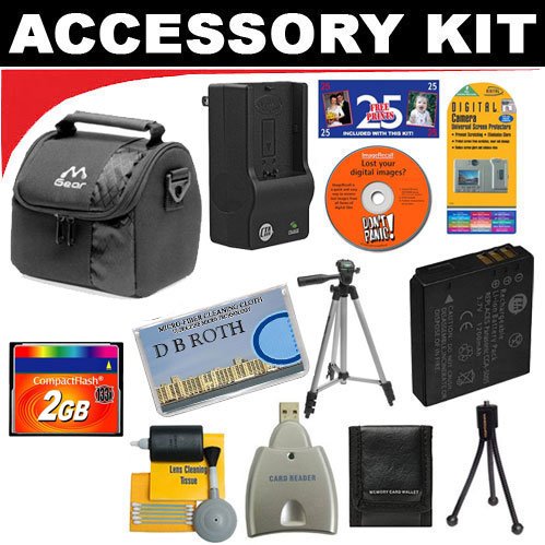 2GB DB ROTH Deluxe Accessory kit For The Nikon D70, D70s, D100, D200, D300, D700 Digital SLR Cameras