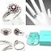 Tiffany & Co Flower Engagement Ring Pink Sapphire Diamond Solid Platinum