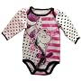 Dr. Seuss Cat In The Hat Speaks Stripe And Heart Print Newborn Creeper Pink, 3 Months