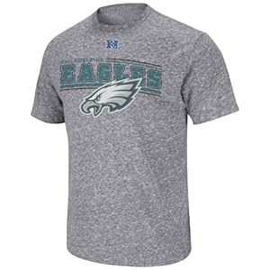 NFL Philadelphia Eagles Men's Victory Gear VI Short Sleeve Tee, Gray, Medium