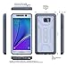 joylink Samsung Galaxy Note 5 Case with Built-in Screen Protector, White