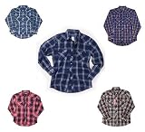 Wrangler Big and Tall Plaid Long Sleeve Snap