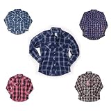 Wrangler&reg; Big and Tall Plaid Long Sleeve Snap by Wrangler