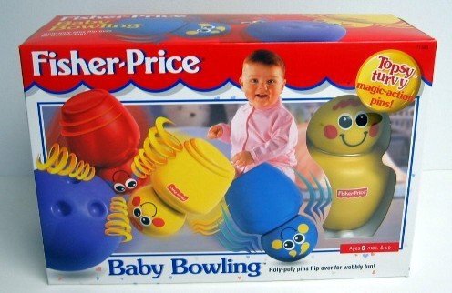 Toys: Fisher Price Baby Bowling Set
