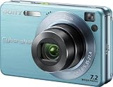 Sony Cybershot DSCW120/L 7.2MP Digital Camera with 4x Optical Zoom with Super Steady Shot (Blue)