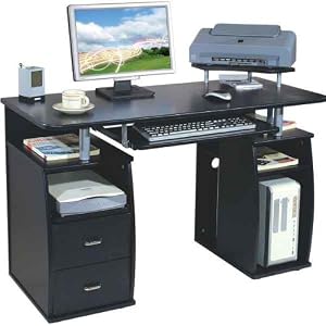 Cheap+black+computer+desk