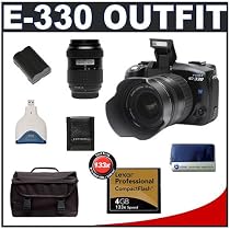 Olympus Evolt E330 7.5MP Digital SLR Camera + Olympus 14-45mm Zuiko Lens + Olympus 40-150mm Zuiko Lens + Lexar 4GB 133X CompactFlash Card + Spare Replacement Battery for Olympus BLM-1 + Cameta Incognito 1000 Deluxe SLR Gadget Bag (fits E300, E330, E410, E500 & E510)