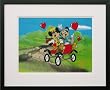 Mickey Mouse and Minnie Mouse Walt Disney Limited Edition Animation Cel, The Nifty Nineties, Framed