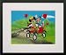 Mickey Mouse and Minnie Mouse Walt Disney Limited Edition Animation Cel, The Nifty Nineties, Framed