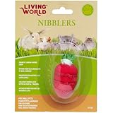 LW Nibblers, Wood/Loofah Chews, Strawberry